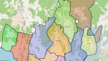 Personurval med hjälp av kartor och flaggor